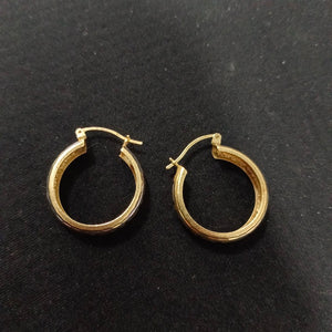 ARRACADAS PAR ORO 14 K 2.7 GRMS (SEMINUEVO)