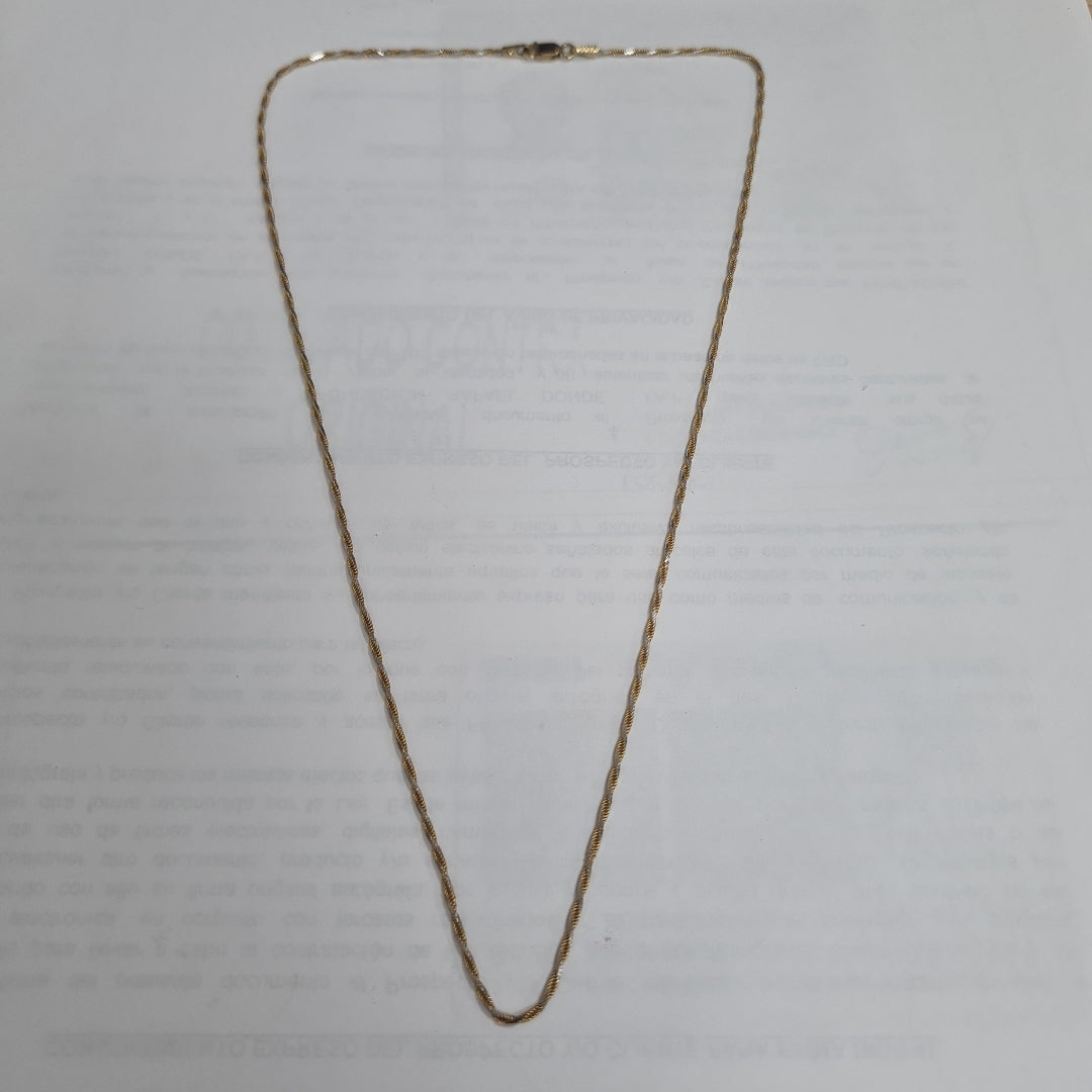 CADENA ORO 14 K 3,90 GRMS (SEMINUEVO)