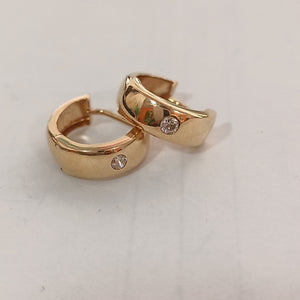 ARRACADAS PAR ORO 14 K 1.3 GRMS (SEMINUEVO)