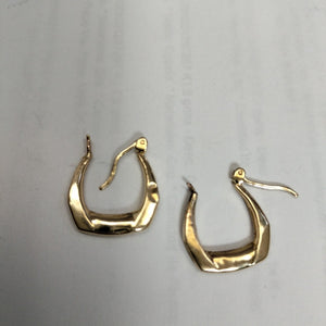 ARRACADAS PAR ORO 14 K 1.2 GRMS (SEMINUEVO)