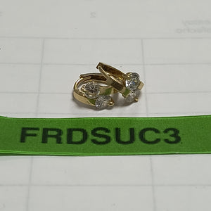 ARRACADAS PAR ORO 14 K 2,00 GRMS (SEMINUEVO)
