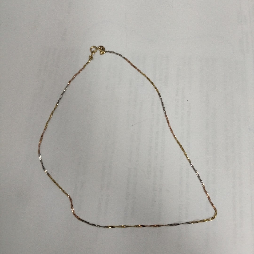 CADENA ORO 14 K 0.8 GRMS (SEMINUEVO)