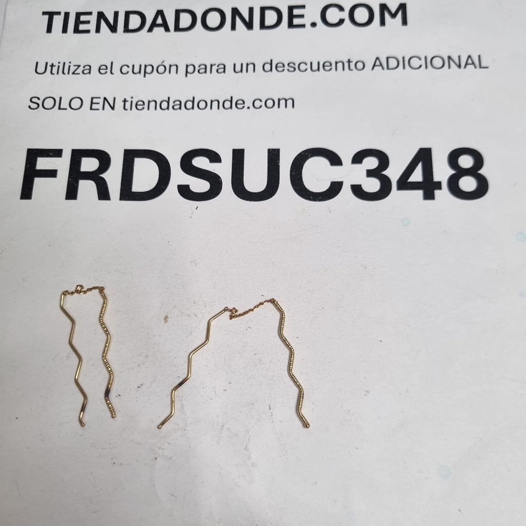 VIOLADORES PAR ORO 14 K 1,30 GRMS (SEMINUEVO)