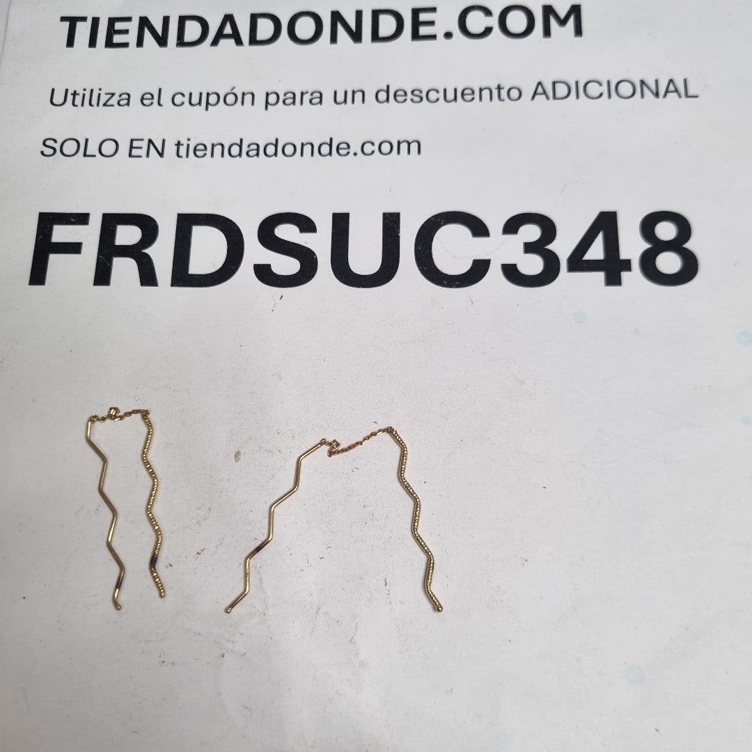 VIOLADORES PAR ORO 14 K 1,30 GRMS (SEMINUEVO)