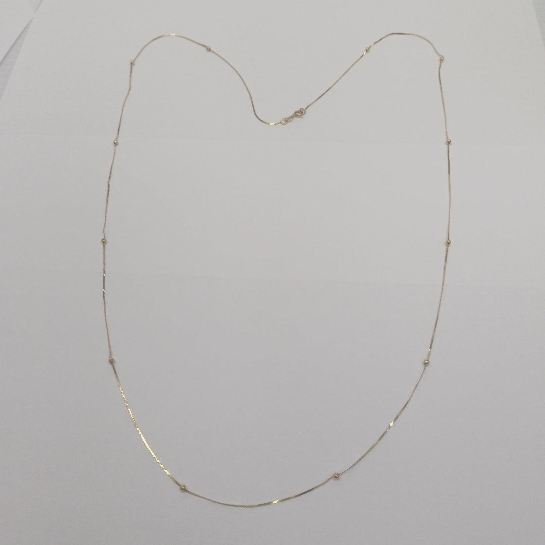 CADENA ORO 14 K 1.9 GRMS (SEMINUEVO)