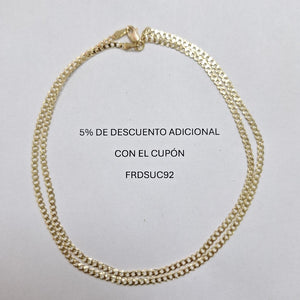 CADENA BARBADA 14K 55 CM 5.1 GR (NUEVO)