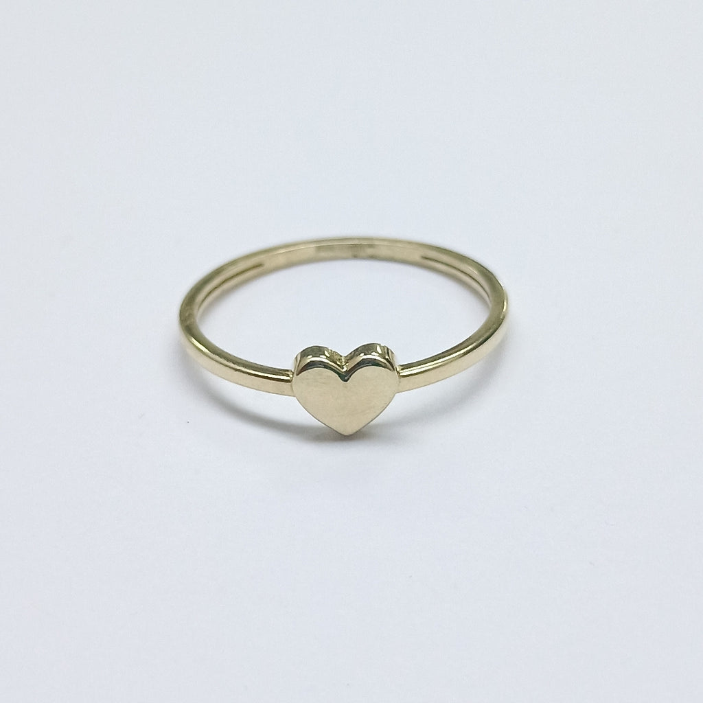 ANILLOS ANILLITO FIG CORAZON 10K TALLA 9 1.2 GR (NUEVO)