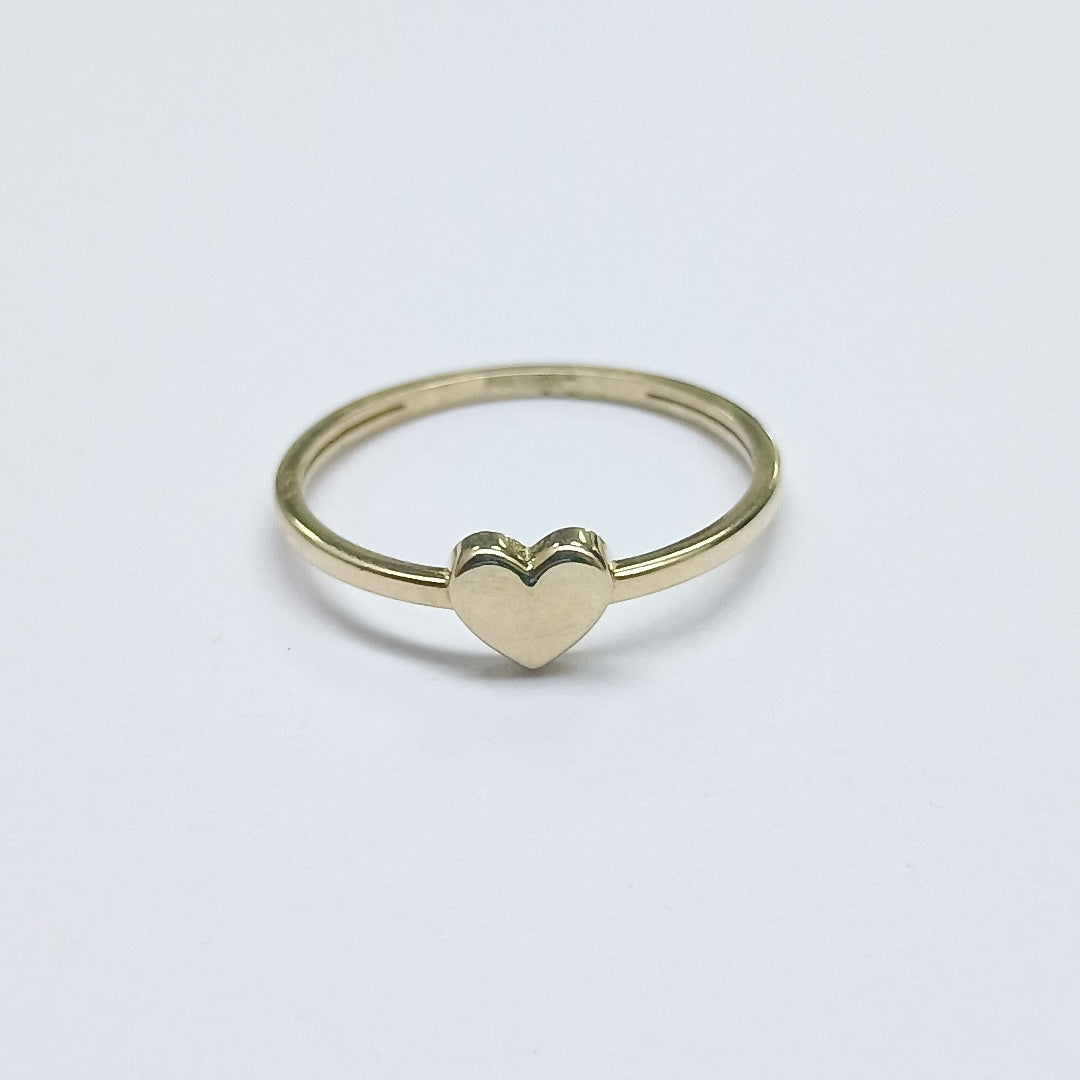 ANILLOS ANILLITO FIG CORAZON 10K TALLA 9 1.2 GR (NUEVO)