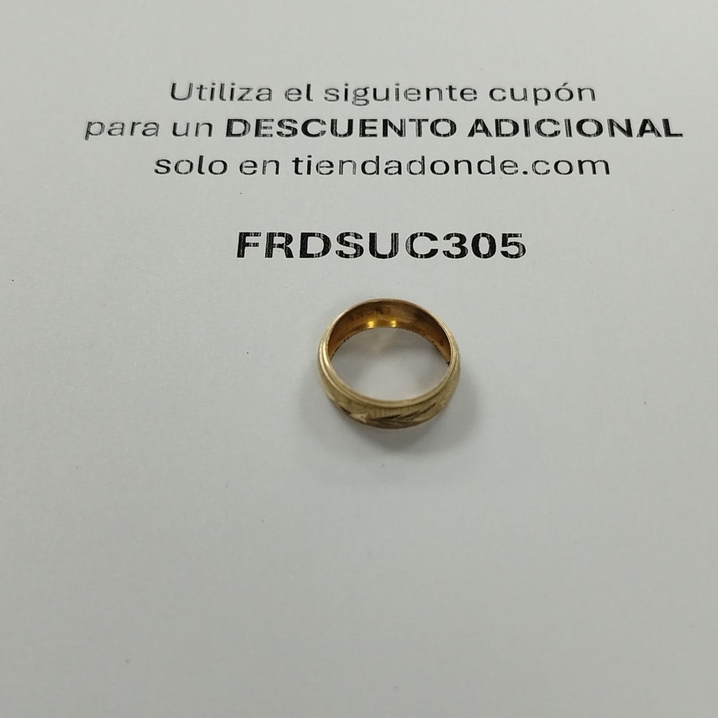 ARGOLLA ORO 8 K 1.6 GRMS (SEMINUEVO)