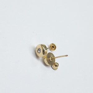BROQUELES BROQUEL C CIRCONIA 14K 0.27 GR (NUEVO)