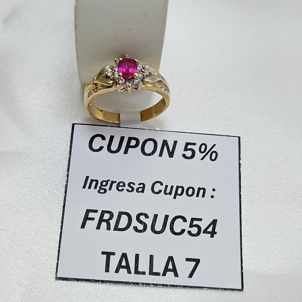ANILLO ORO 14 K 3.7 GRMS (SEMINUEVO)