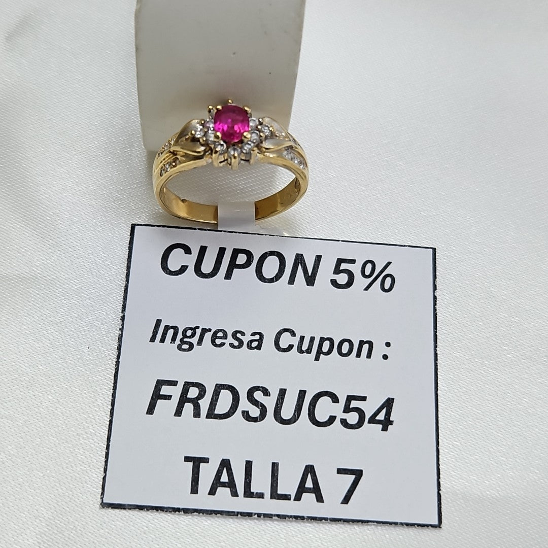 ANILLO ORO 14 K 3.7 GRMS (SEMINUEVO)