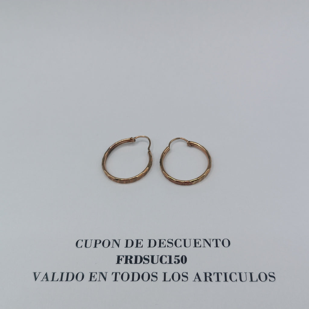 ARRACADAS PAR ORO 10 K 1.8 GRMS (SEMINUEVO)