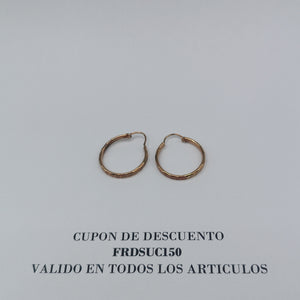 ARRACADAS PAR ORO 10 K 1.8 GRMS (SEMINUEVO)