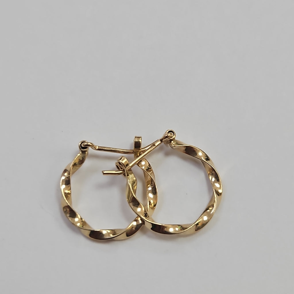 ARRACADAS PAR ORO 14 K 1.5 GRMS (SEMINUEVO)