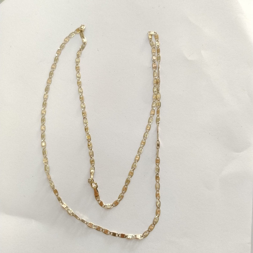 CADENA ORO, ORO COMBINADO 10 K 4.3 GRMS (SEMINUEVO)