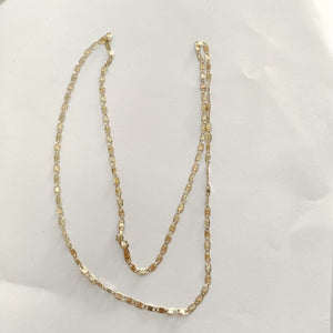 CADENA ORO, ORO COMBINADO 10 K 4.3 GRMS (SEMINUEVO)