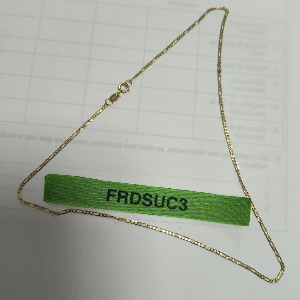 CADENA ORO 14 K 1.5 GRMS (SEMINUEVO)