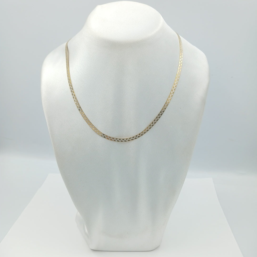 GARGANTILLA ORO, RODIADO 14 K 6.1 GRMS (SEMINUEVO)