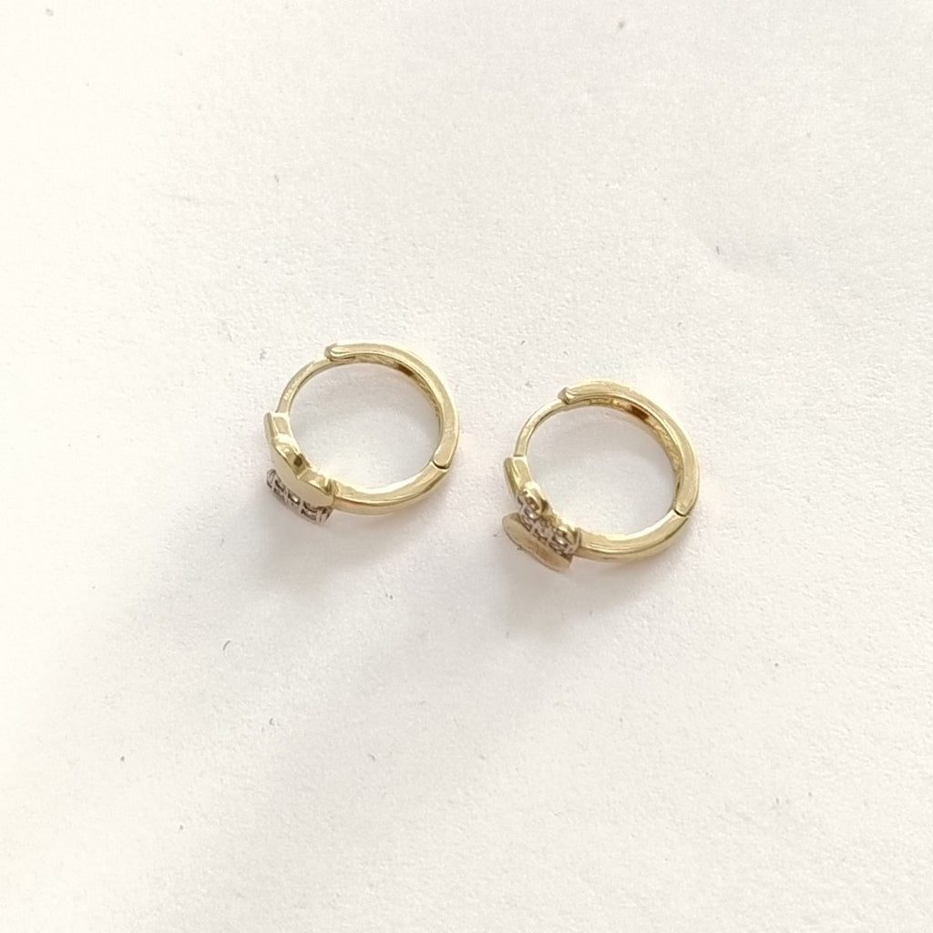 ARRACADAS PAR ORO 10 K 1.4 GRMS (SEMINUEVO)