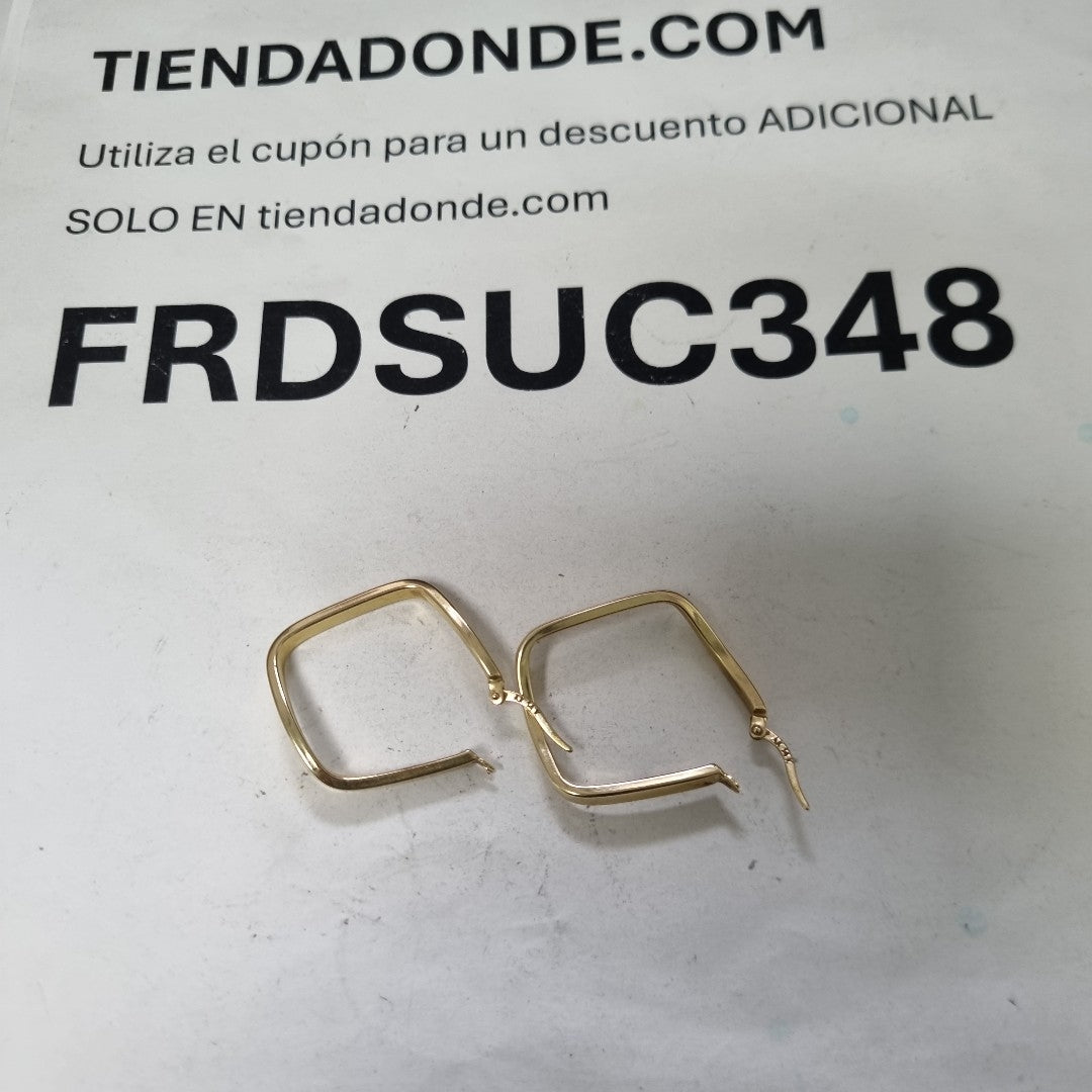 ARRACADAS PAR ORO 14 K 3.6 GRMS (SEMINUEVO)