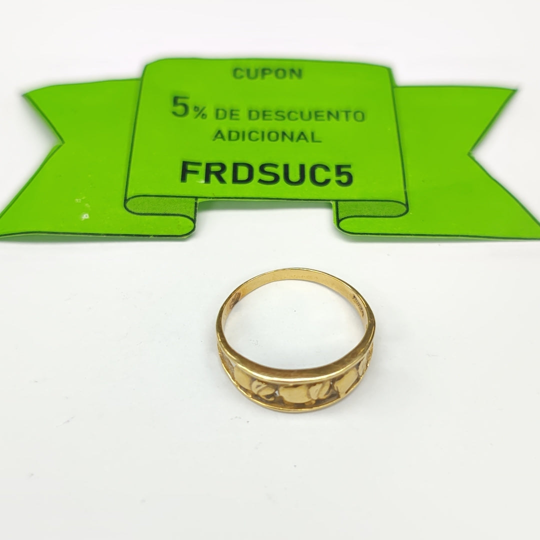 ANILLO ORO 10 K 2,50 GRMS (SEMINUEVO)