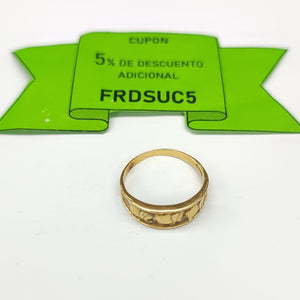 ANILLO ORO 10 K 2,50 GRMS (SEMINUEVO)