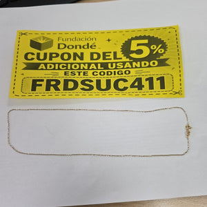 CADENA ORO 14 K 1.4 GRMS (SEMINUEVO)