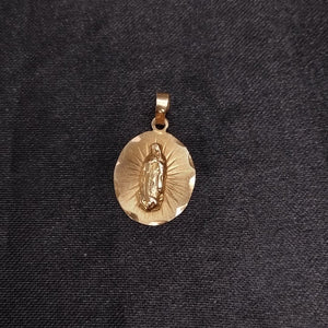 DIJE,MEDALLA RELIGIOSA ORO 10 K 1,20 GRMS (SEMINUEVO)