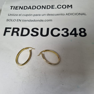 ARRACADAS PAR ORO 14 K 2.5 GRMS (SEMINUEVO)