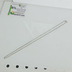 CADENA ORO,ORO BLANCO 14 K 2,00 GRMS (SEMINUEVO)