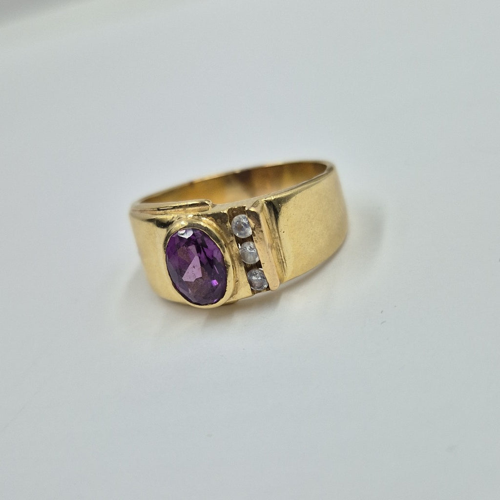 ANILLO ORO 14 K 6,70 GRMS (SEMINUEVO)