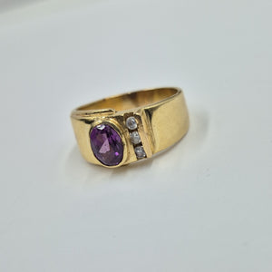 ANILLO ORO 14 K 6,70 GRMS (SEMINUEVO)
