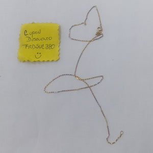 CADENA ORO,RODIADO 14 K 1,10 GRMS (SEMINUEVO)