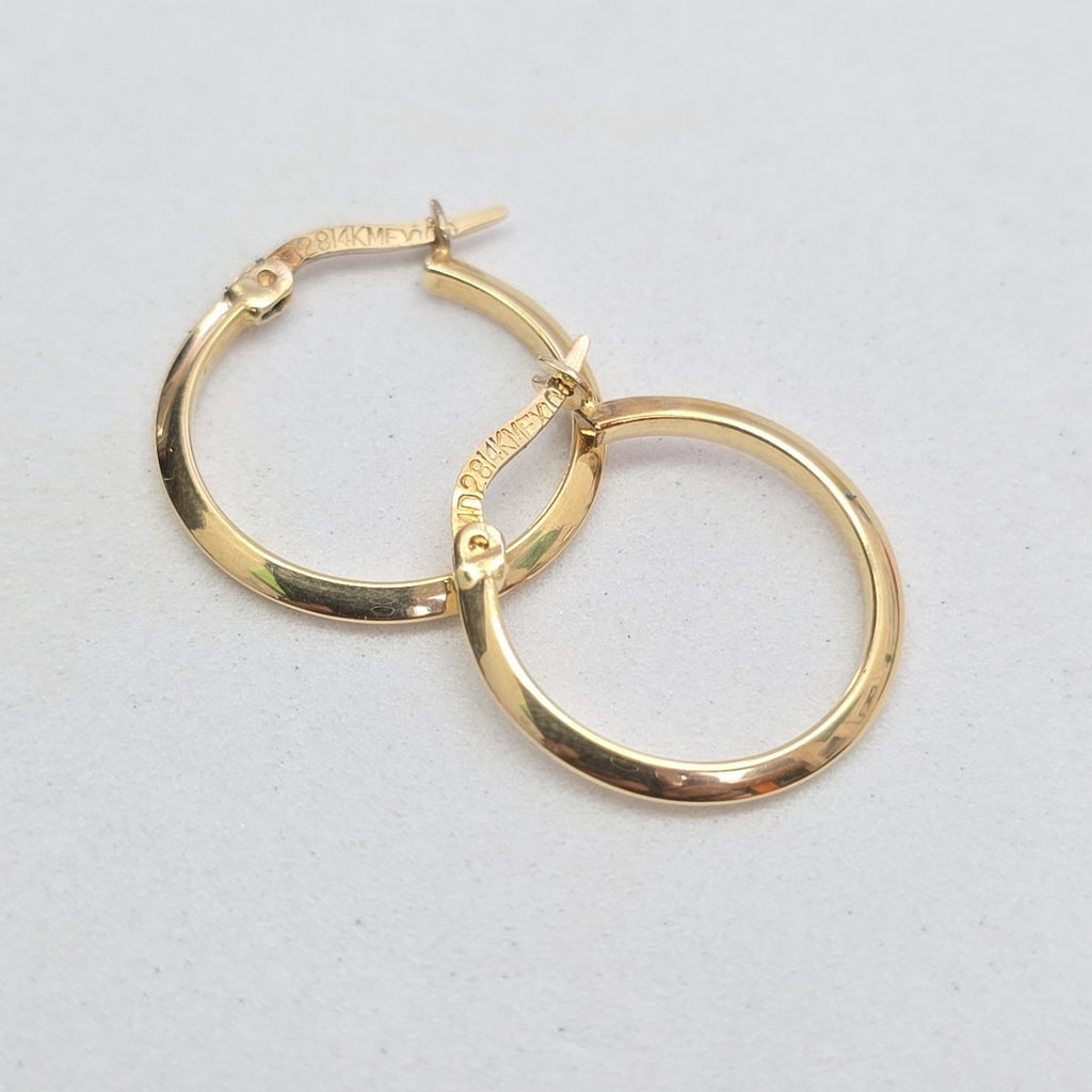ARRACADAS PAR ORO 14 K 1.5 GRMS (SEMINUEVO)