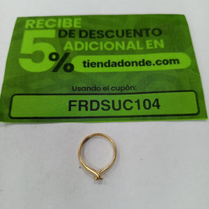 SOLITARIO ORO 14 K 2,40 GRMS (SEMINUEVO)