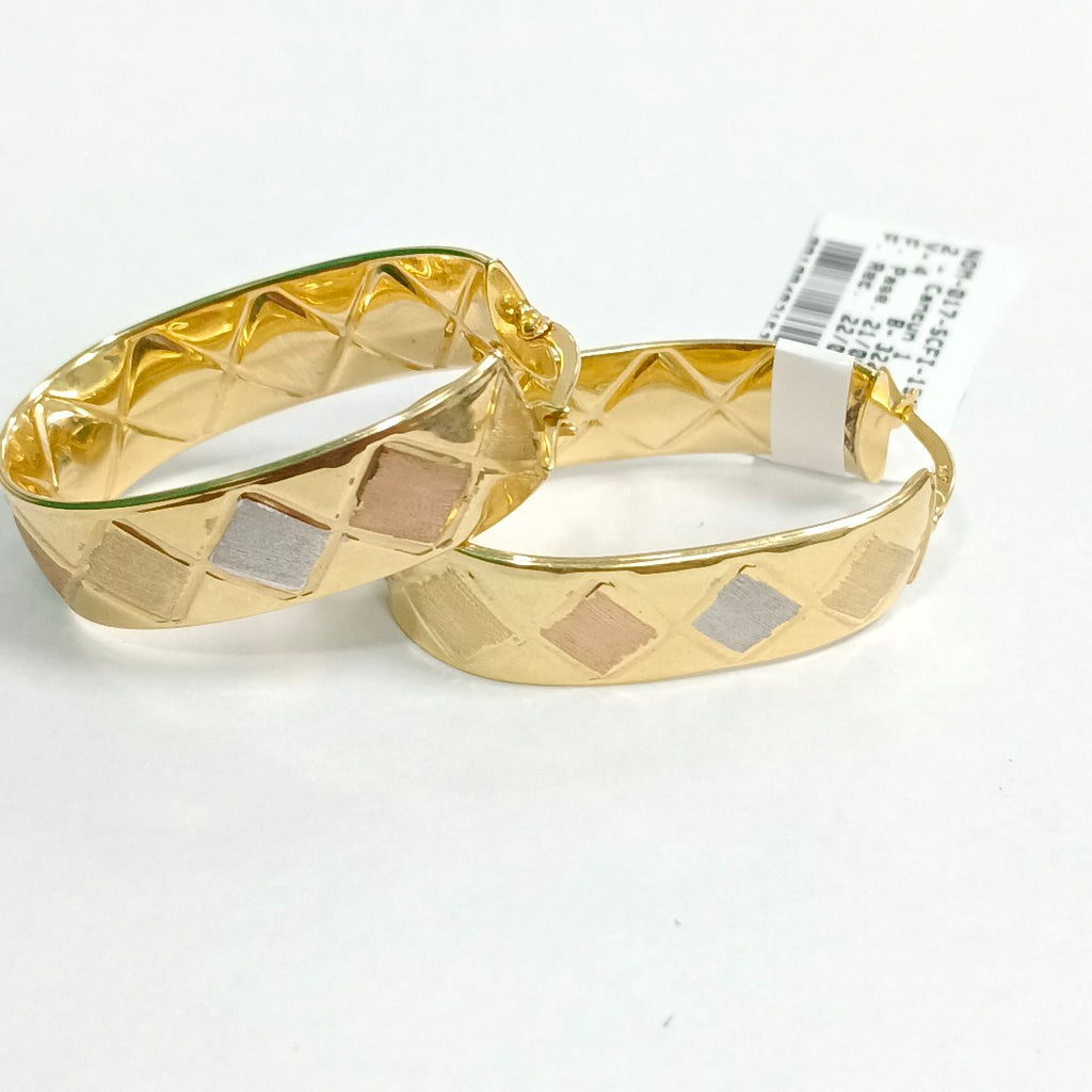 ARRACADAS PAR ORO 14 K 5.4 GRMS (SEMINUEVO)