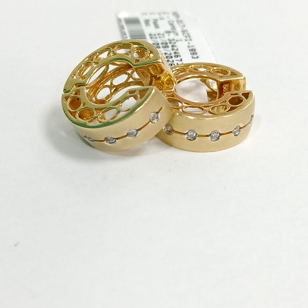 ARRACADAS PAR ORO 14 K 6,90 GRMS (SEMINUEVO)