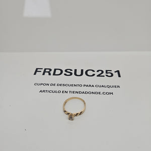 SOLITARIO ORO 14 K 1.7 GRMS (SEMINUEVO)