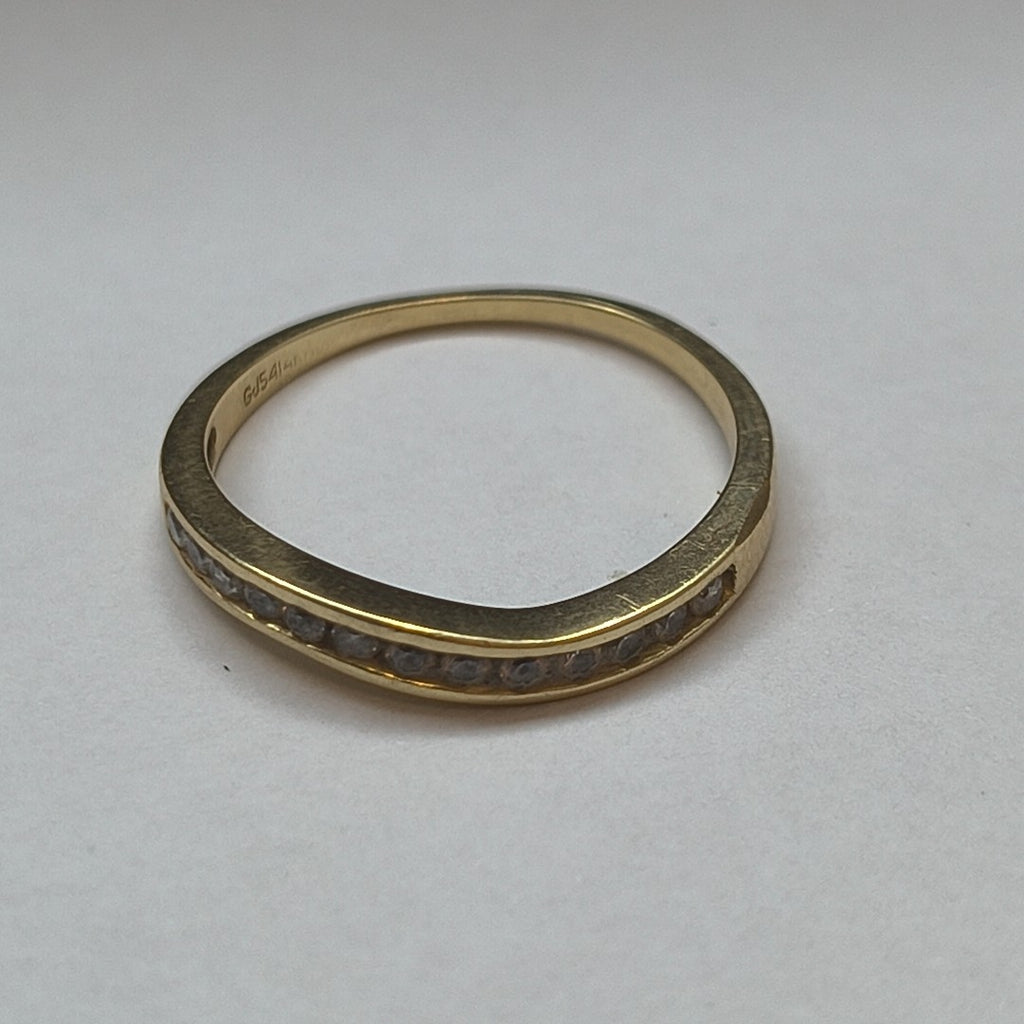 ANILLITO, MEDIA CHURUMBELA ORO 14 K 1.6 GRMS (SEMINUEVO)