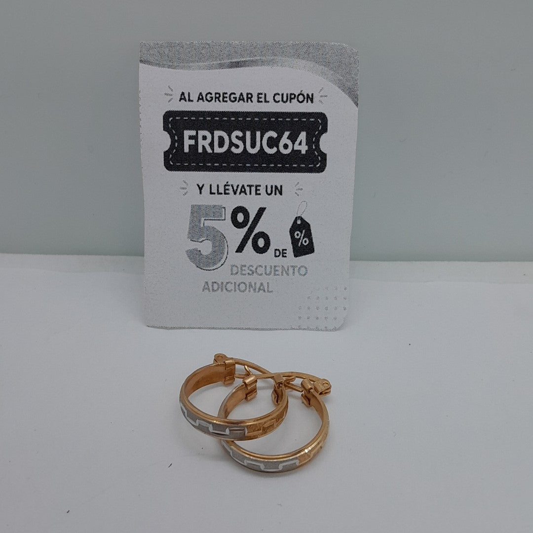 ARRACADAS PAR ORO 14 K 3,20 GRMS (SEMINUEVO)