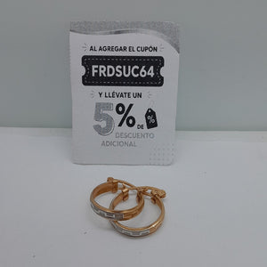 ARRACADAS PAR ORO 14 K 3,20 GRMS (SEMINUEVO)