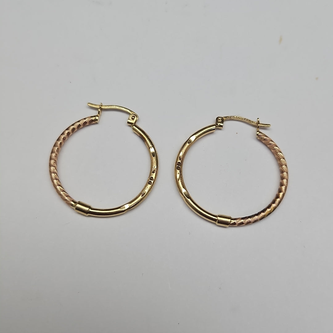 ARRACADAS PAR ORO 14 K 3,00 GRMS (SEMINUEVO)