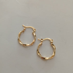 ARETES ARRACADAS TORZAL 14K 1.1 GR (NUEVO)