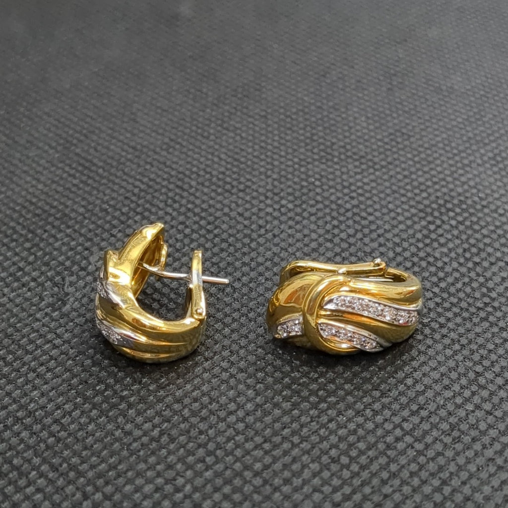ARETES PAR ORO 14 K 11,60 GRMS (SEMINUEVO)