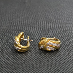 ARETES PAR ORO 14 K 11,60 GRMS (SEMINUEVO)
