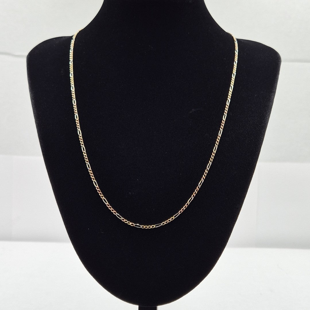 CADENA ORO COMBINADO 14 K 5.5 GRMS (SEMINUEVO)