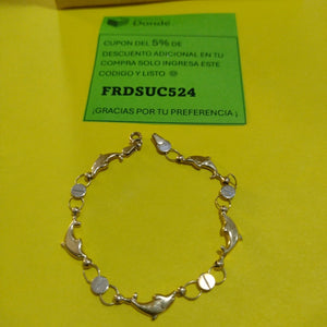 PULSERA ORO 14 K 4.9 GRMS (SEMINUEVO)