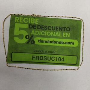 CADENA ORO 14 K 2.3 GRMS (SEMINUEVO)