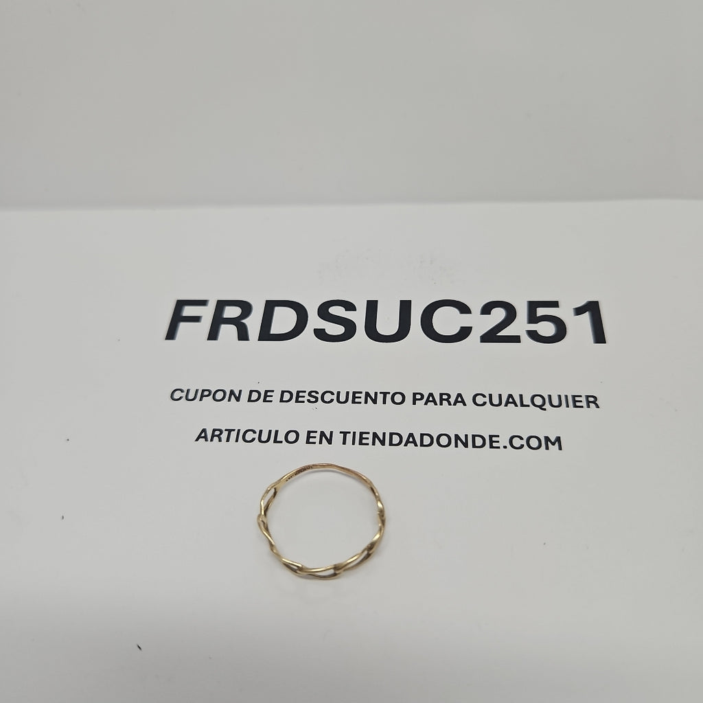 ANILLO ORO 10 K 0.8 GRMS (SEMINUEVO)